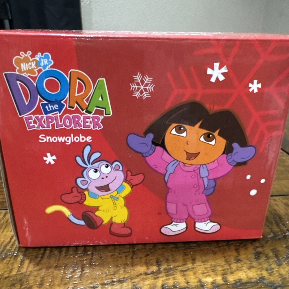 Vintage Dora The Explorer Snow Globe Nick Jr Nickelodeon Viacom‎ 2004
